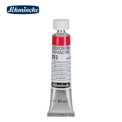 Germany Schmincke Designer Gouache Paint Tube 20ml Opaque Gouache Paint Professional Artist 48 Colors Drawing Art Supplies Cute