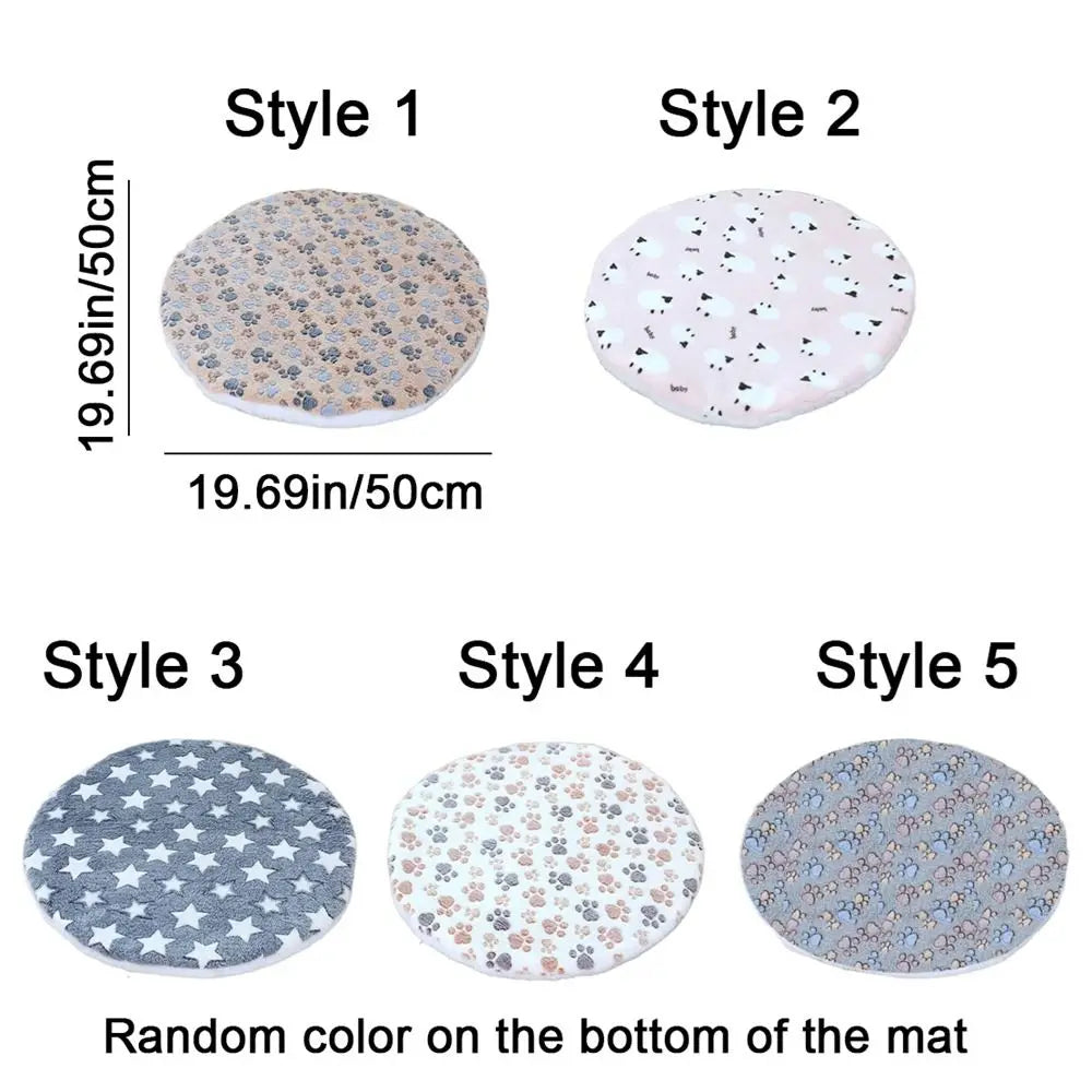 Soft Cat Bed Mats Short Plush Pet Sleeping Bed Mats for Cats Small Dogs Cute Pet Pad Blanket Warm Kitten Cushion Cat Accessories
