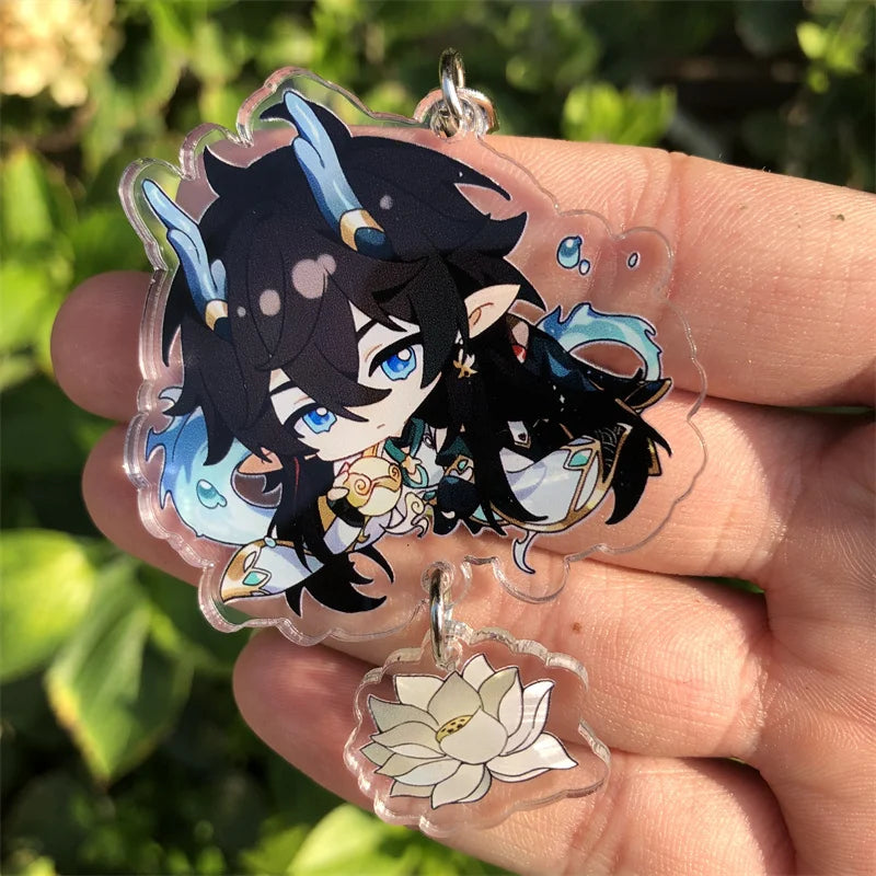 Honkai: Star Rail Kafka March 7th Dan Heng Clara Pom-Pom Cosplay COSTUME Keychain Accessories Key Chain Pendant Prop Xmas Gift
