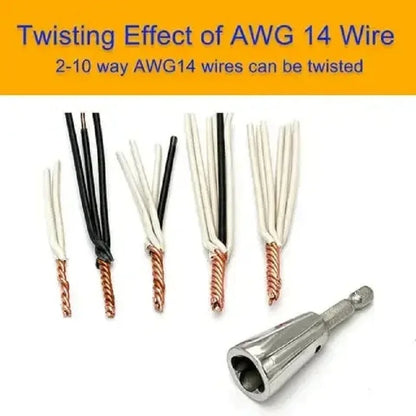 Wire Twisting Tools Quickly Twister Electrician Artifact for Power Drill Drivers Twisted Connector Cable Device Multi-tool -----