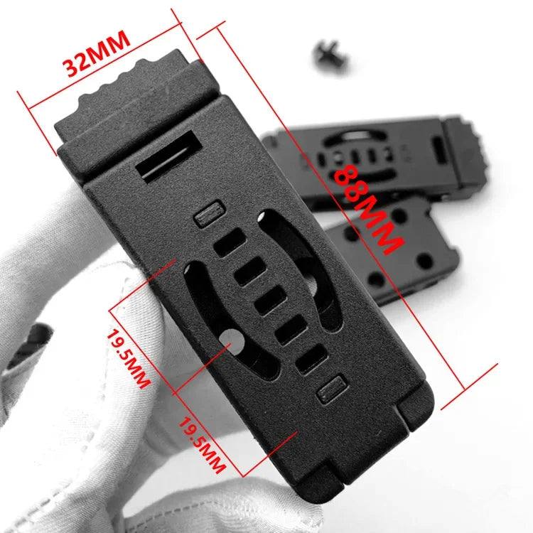Multifunction K Sheath Kydex Waist Belt Clip Hunting Knife Scabbard Kit Tek Lok Belt Clamp Belt Mag Gun Holster Waist Back Clip