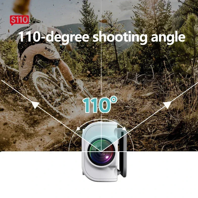 Lenovo 4K Glasses Camera WiFi Smart Video Recording HD Headset Wearable Cam for Travel Vlogging Hands Free Sunglasses Recorder