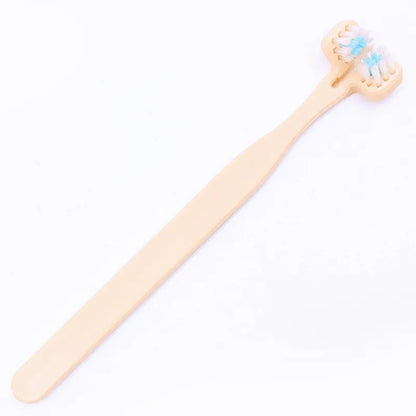 Dog Toothbrush Double Sided Pet Toothbrush Set Oral Care Double Head Toothbrushes 2PCS Set for Dog Teeth Cleaning Pet Products