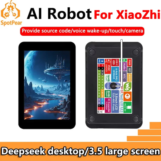 DeepSeek AI Voice Chat Robot BOX ESP32-S3 Development Board 3.5 inch LCD N16R8 Touchscreen Display 6-Axis /Camera/SD For XiaoZhi