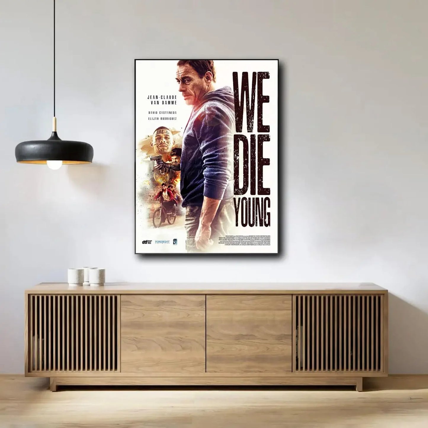 Van Damme Poster Canvas Painting Wall Art for Picture Coffee House Bar Living Room Bedroom Restaurant Home Wall Decor