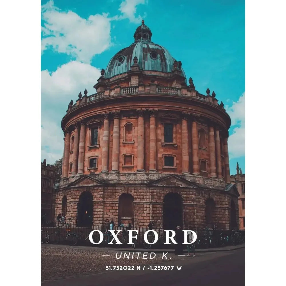 Nordic Pop Travel City Landscape Posters Oxford Paris Decorative Prints Wall Art Canvas Pictures for Living Room Decor Paintings