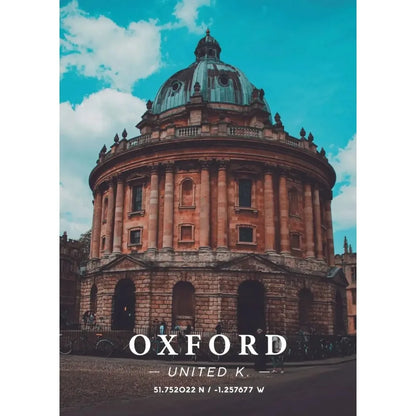Nordic Pop Travel City Landscape Posters Oxford Paris Decorative Prints Wall Art Canvas Pictures for Living Room Decor Paintings