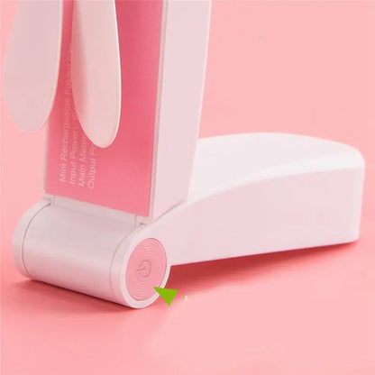 Removable Mini Fan USB Portable Folding Pocket Fan Can Be Hand-Held And Can Be Placed On The Desktop Fan