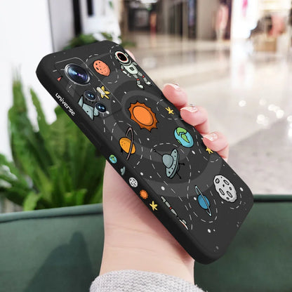 Great Astronaut Phone Case For Xiaomi Mi 15 15T 14 14T 13 13T 12 12X 12T 12S 11 11T 10 10T 9 9T Pro Lite Liquid Silicone Cover