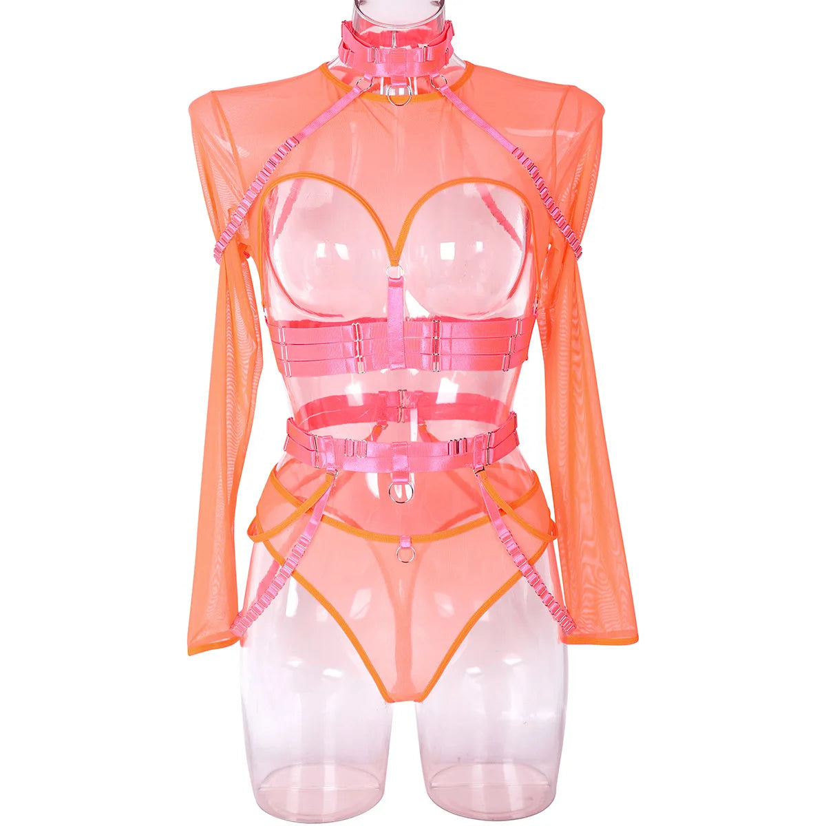 Bikini Fashion Sexy Three-Piece Suit Complex Strap Halter Waist Seal Nightclub Sexy Underwear