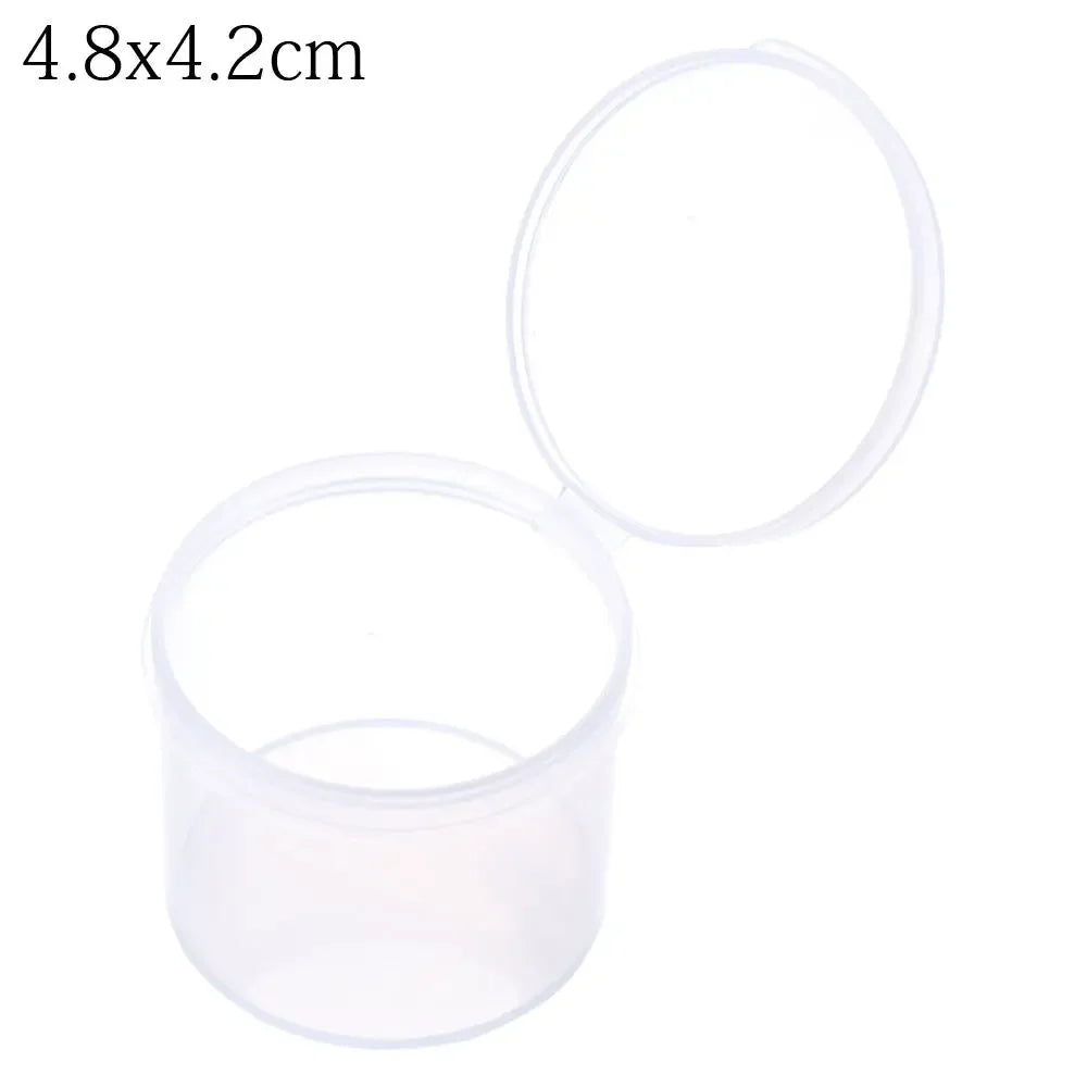 1Pcs Plastic Transparent Storage Box Small Items Sundries Jewelry Organizer Case Beads Container Pill Chip Box Tools Accessories