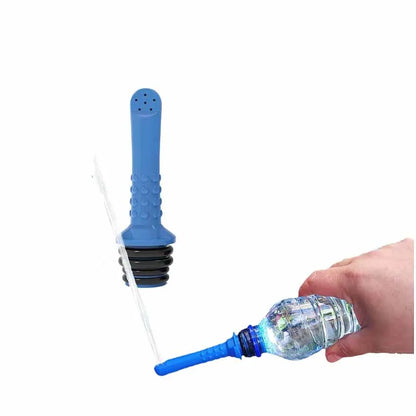 1Pcs Bidet Sprayer Personal Cleaner Hand Held Hygiene Washing Travel Anal Enema Silicone Wash Nozzle