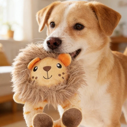 Squeaky Dog Toy for Small Medium Dogs, Self-Entertainment Chew Plush Toy, Boredom Relief Teeth Cleaning Pet Supplies