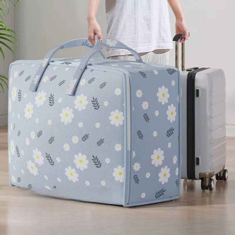 Large Blanket Storage Bags Folding Comforter Storage Bag For Clothes Storage Containers For King Comforter Bedding Pillow Sheet