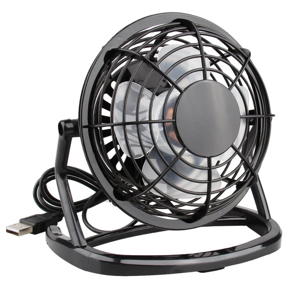 Portable Fans USB Fan 15*9*14.5cm ABS+Electronic Components Blue/Black Convenient Home UseUltra Quiet Practical