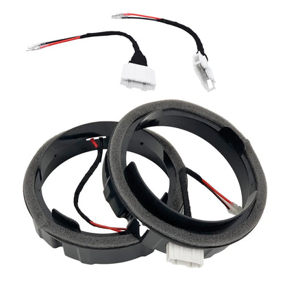 1pair car Speaker Adapter for Volkswagen Magotan Sagitar Tiguan Skoda Octavia Audio Mount 6.5 8 Inch Special with Lossless Plug