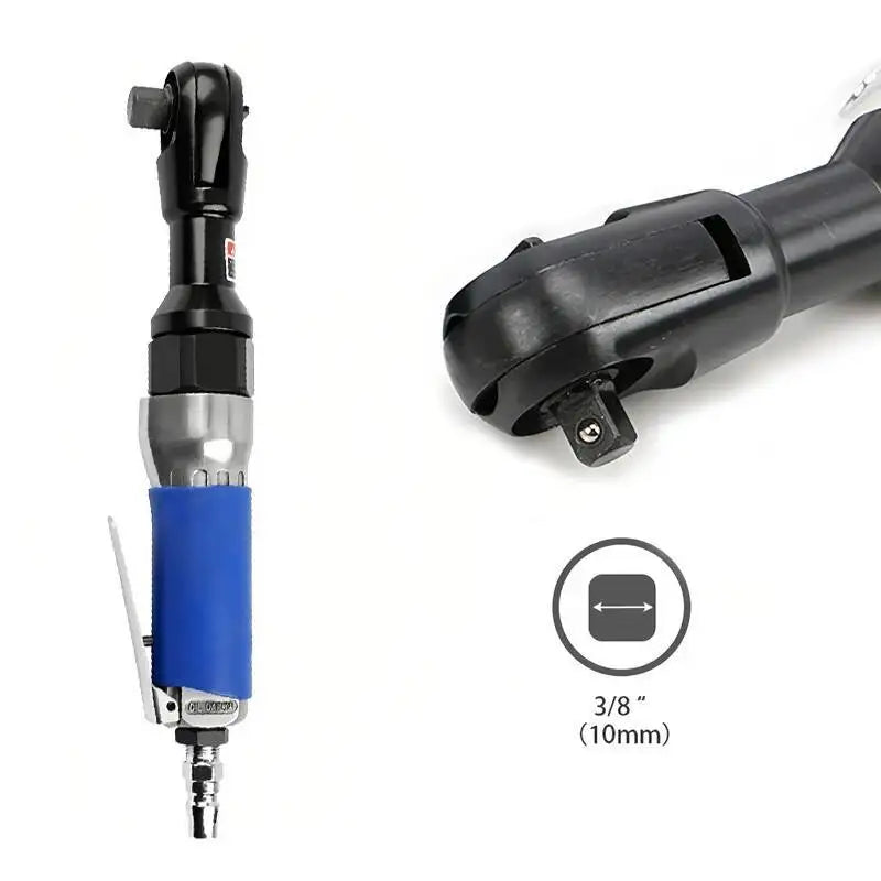 90-Degree Air Ratchet Wrench Metal Body Heavy-Duty Right-Angle Pneumatic Trigger Straight Pneumatic Wrench Wind Wrench Tool