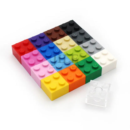 50pcs MOC Building Blocks Brick 2x2 3003 DIY Enlighten Creative Basics Classic Sets Compatible with Assembles Particles Toys