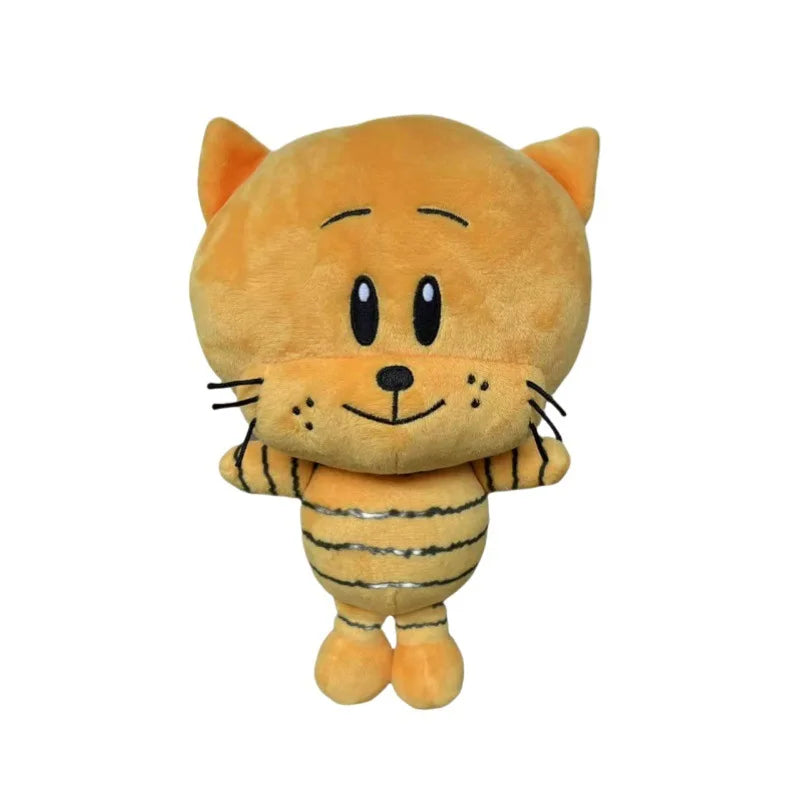Cute Dog Man Plush Toys Yellow Lil Petey Cat Plush Soft Stuffed Cartoon   Animals Toys Gifts For Children Kids Xmas Birthday