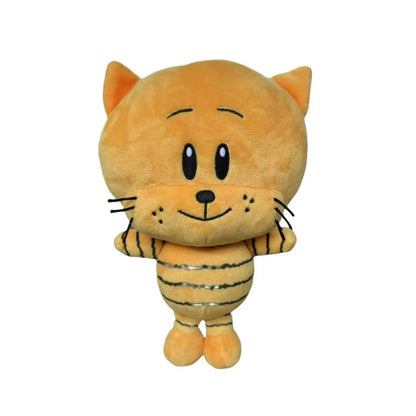 Cute Dog Man Plush Toys Yellow Lil Petey Cat Plush Soft Stuffed Cartoon   Animals Toys Gifts For Children Kids Xmas Birthday