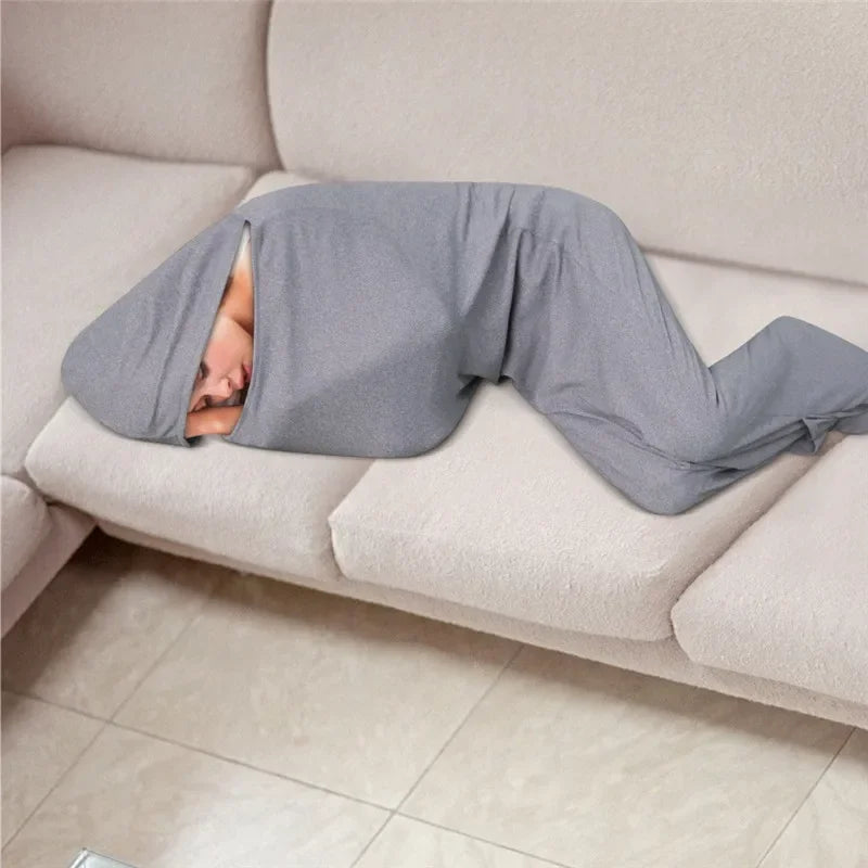 New 1PC 140/150/170/185cm Comfortable Sleeping Bag For Adults Kids Travel Compression Blanket Envelope Style For Camping Hiking