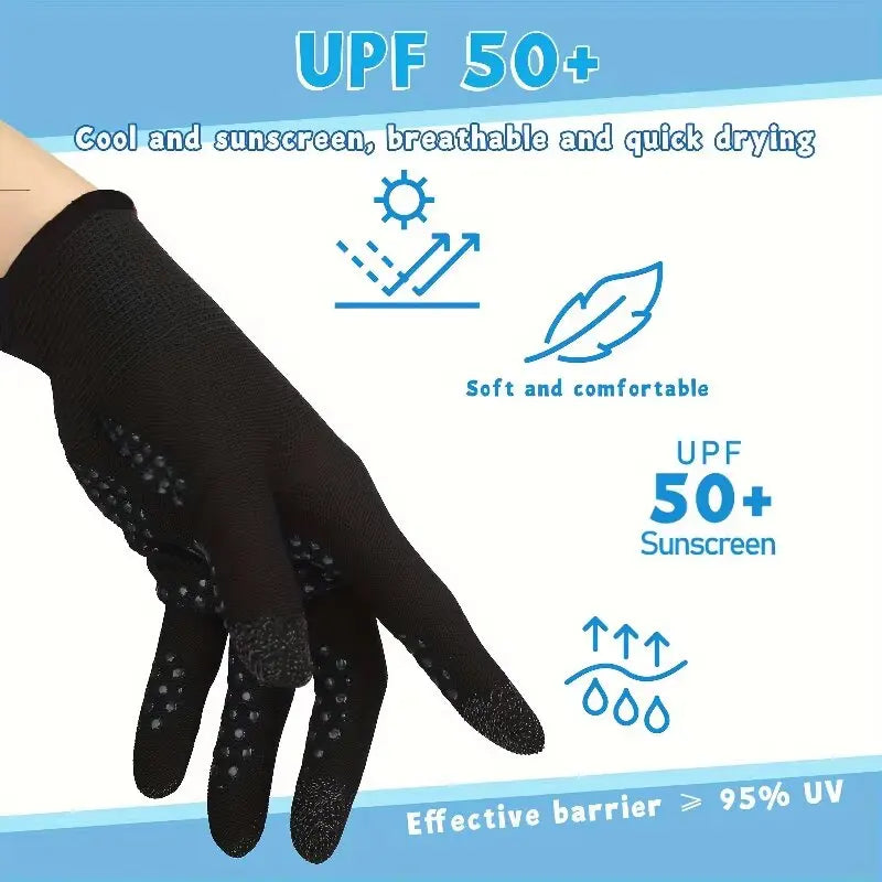 Fitness Gloves Sports Gloves Sunscreen Gloves Outdoor Non-slip Cycling Gloves Non-slip Touchscreen Gloves