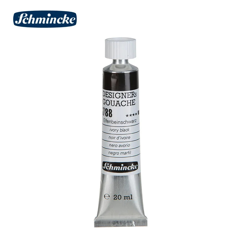 Germany Schmincke Designer Gouache Paint Tube 20ml Opaque Gouache Paint Professional Artist 48 Colors Drawing Art Supplies Cute