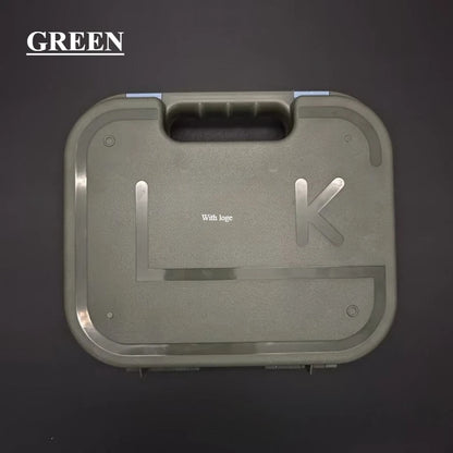 Tactical G *OCK Gun Pistol Case with Foam Padded Handgun Case Protective Storage Box Waterproof Hard Shell Hunting Accessories