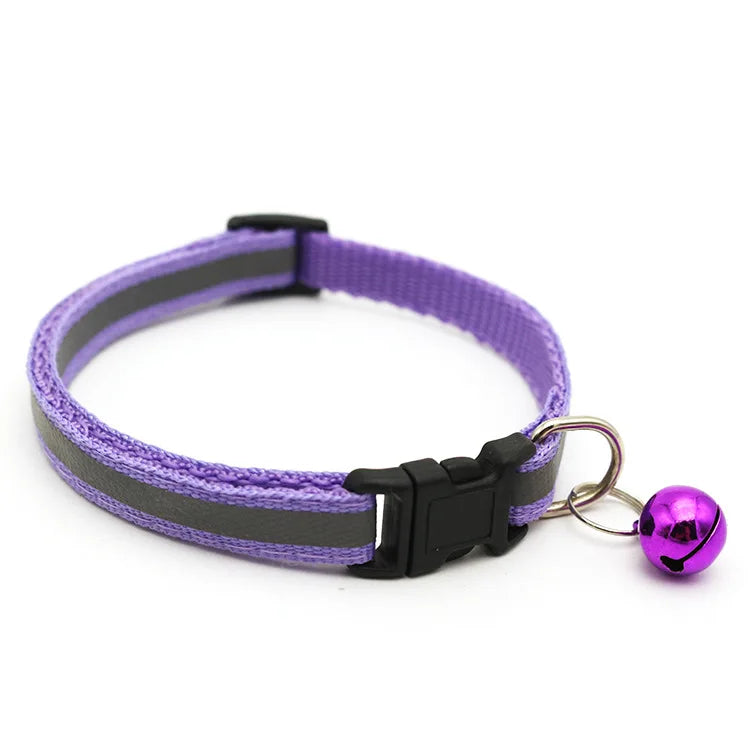 Adjustable Customize Name Nylon Cat Personalized ID Collar Bell Pet Products Small Fast Breakaway Unisex Kitten Supplies Cat Tag