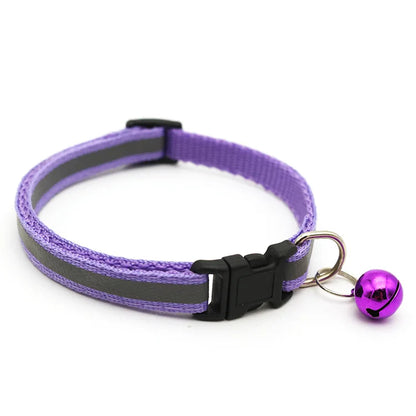 Adjustable Customize Name Nylon Cat Personalized ID Collar Bell Pet Products Small Fast Breakaway Unisex Kitten Supplies Cat Tag