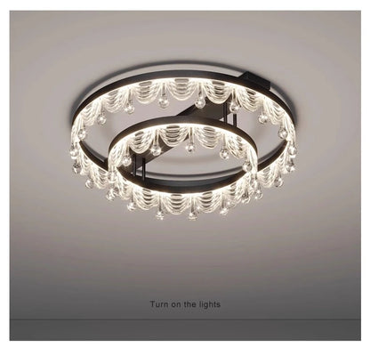 Ceiling Light LED Simple Modern Atmospheric Light Luxury Full Spectrum Eye Protection Room Lamp Use Suitable for Home Decoration