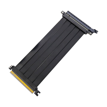 90 Degree/180 Degree PCIe 3.0 x16 Riser Cable High Speed Flexible Extender Card Extension Port， Pcie 3.0 System 300mm /11.8inch