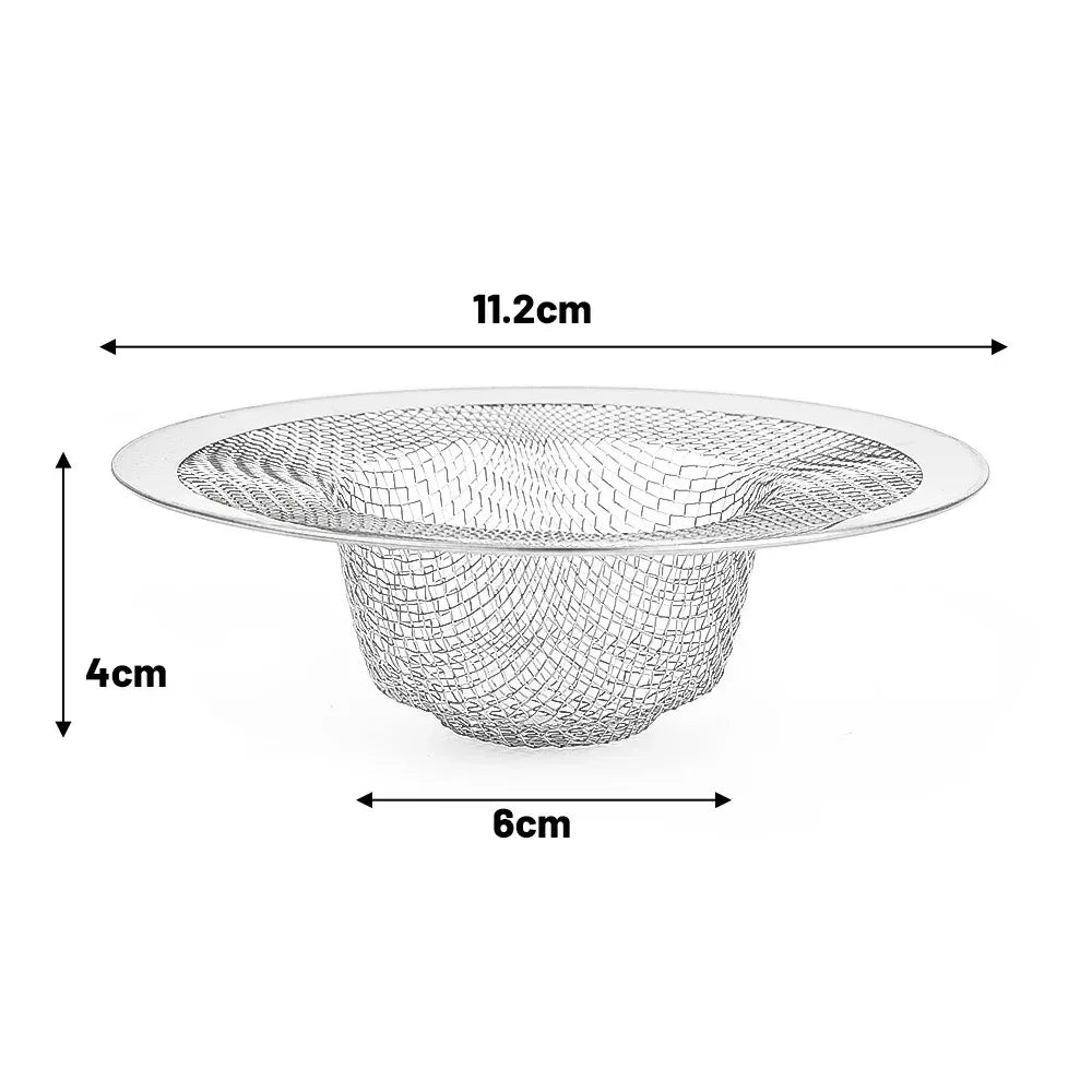 Kitchen Sink Stainless Steel Filter Sewer Mesh Strainers Disposable Sink Filter Mesh Bags Bathroom Floor Drain Hair Waste Filter