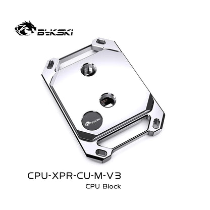 Bykski CPU Block Use for INTEL LGA115X 1200 1700 2011/AMD Ryzen 3/5/7 X470 X570 Water Cooler Radiator CPU-XPR-CU-I/M-V3