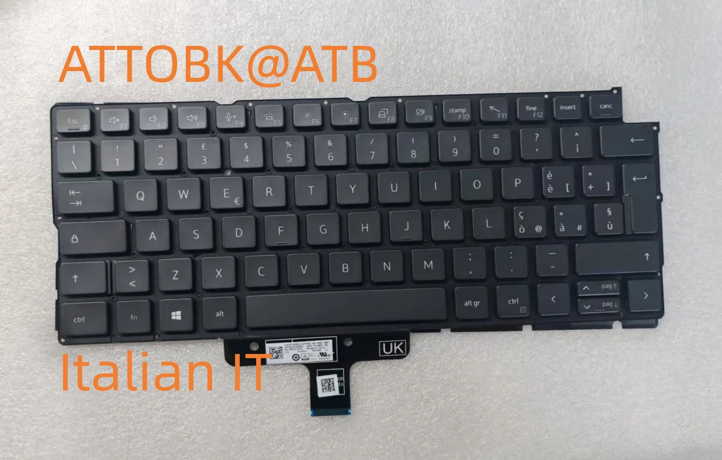 English/UK/French/Spanish Laptop Keyboard For DELL Latitude 9000 9410 9420 9430 Backlit