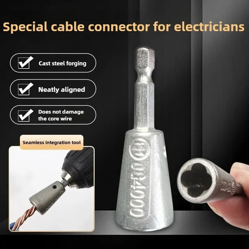 1PC Wire Twisting Tools Quickly Twister Electrician Artifact for Power Drill Drivers Twisted Connector Cable Device Multi-tool
