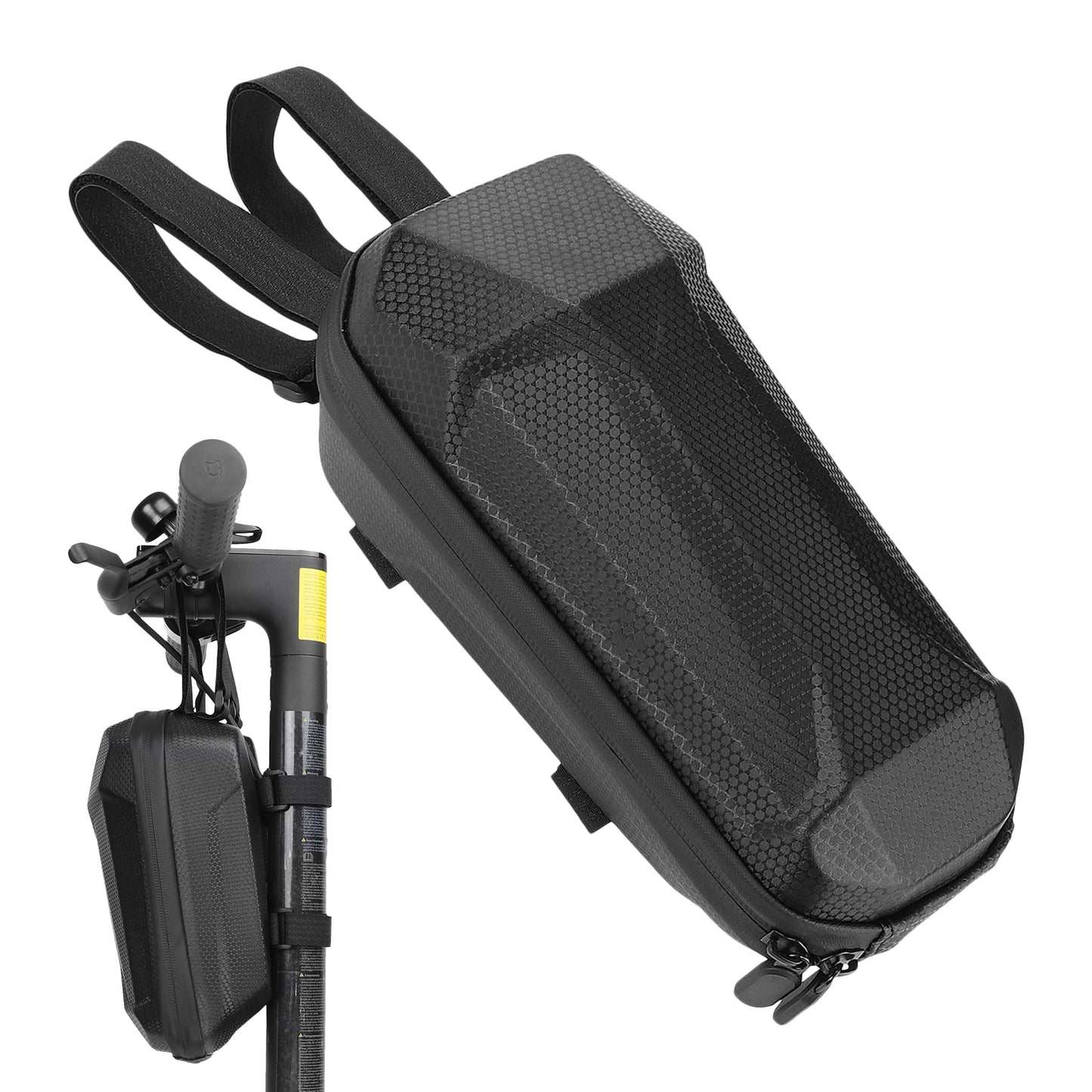 Mountain Bike Bags EVA Hard Shell Scooter Bag 2L Waterproof Electric Scooter Handlebar Bag Quick Release Cycling Tool Storage