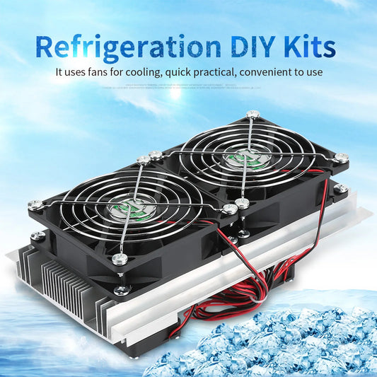 Semiconductor Refrigeration Cooling Device Thermoelectric Cooler 12A 12V DIY Mini Fridge Refrigeration Cooling System