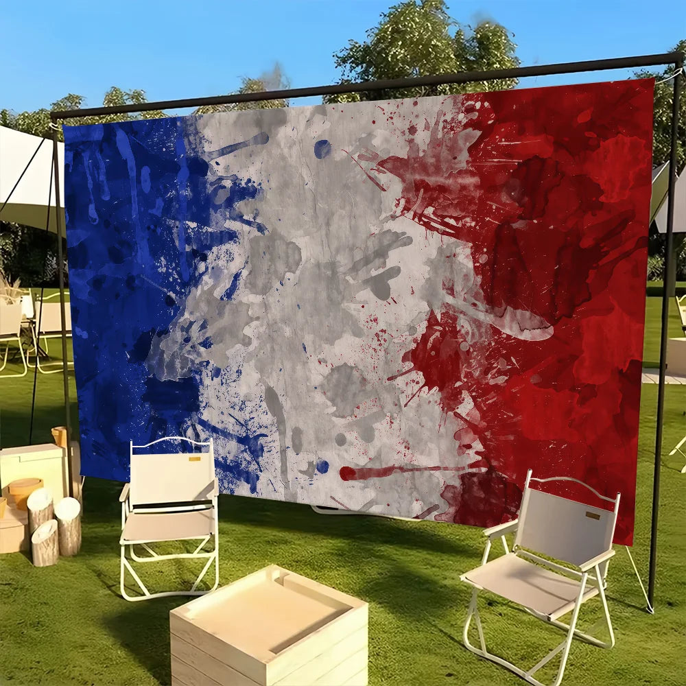 France flag Art Sci Fi Room Home Decor Wall Mount Home Decor Banner