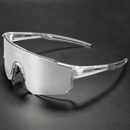 SCVCN Cycling Glasses Bike Sunglasses Men UV400 Eyewear Sports MTB Outdoor Goggles Bicycle Women Sunglasses Multi Color Riding