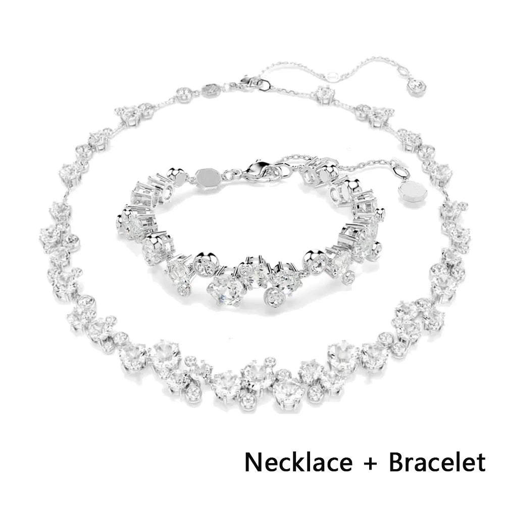 2026 High Quality Shiny Luxury Brand Fine Jewelry Sets Exquisite Fine Fashion Party Gifts for Women New Christmas Ornaments