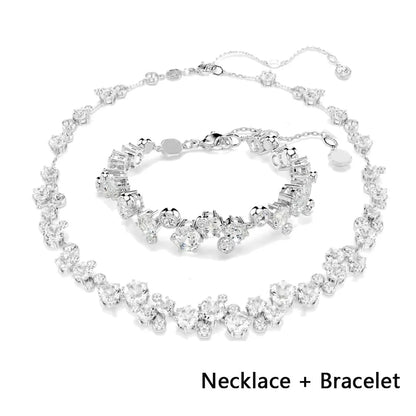 2026 High Quality Shiny Luxury Brand Fine Jewelry Sets Exquisite Fine Fashion Party Gifts for Women New Christmas Ornaments