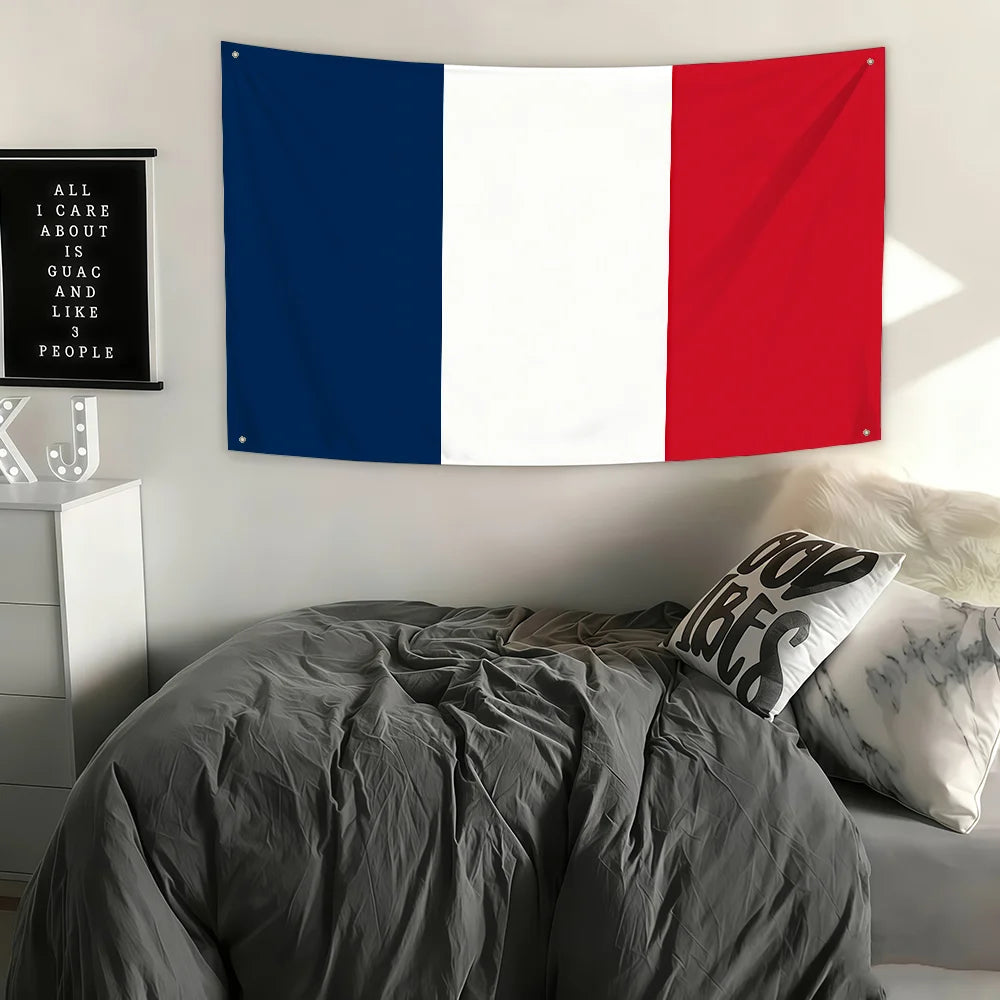 France flag Art Sci Fi Room Home Decor Wall Mount Home Decor Banner