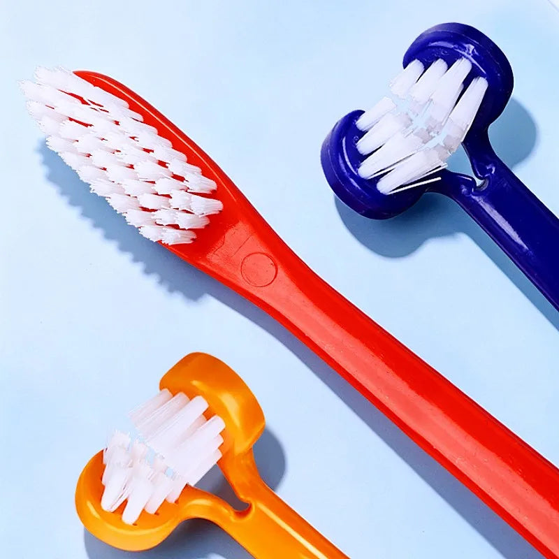Dog Toothbrush Double-head Dogs Toothbrushes Oral Care Dog Teeth Cleaning Small Pet Mouth Cleaning Cat Toothbrush Pet Products