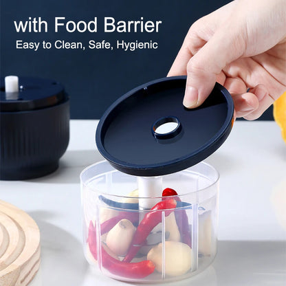 TINSOL 250ml Mini Wireless Electric Garlic Masher USB Rechargeable Vegetable Chopper Garlic Grinder Kitchen Garlic Food Chopper