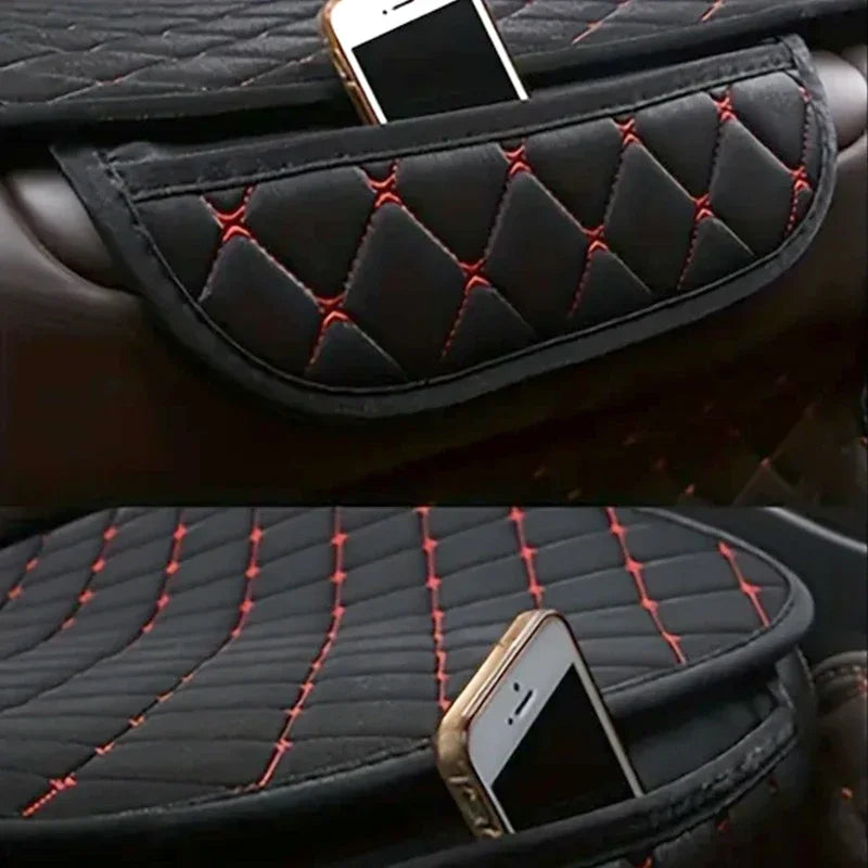 New 3Pcs Cotton and linen Car Seat Cover Set Soft Universal Car Seat Cover Cushion Car Seat Protector Interior Car Accessories
