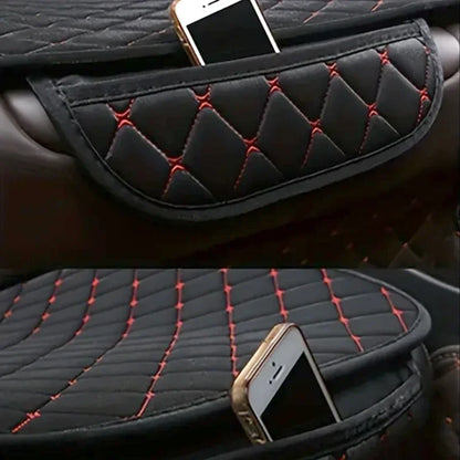 New 3Pcs Cotton and linen Car Seat Cover Set Soft Universal Car Seat Cover Cushion Car Seat Protector Interior Car Accessories
