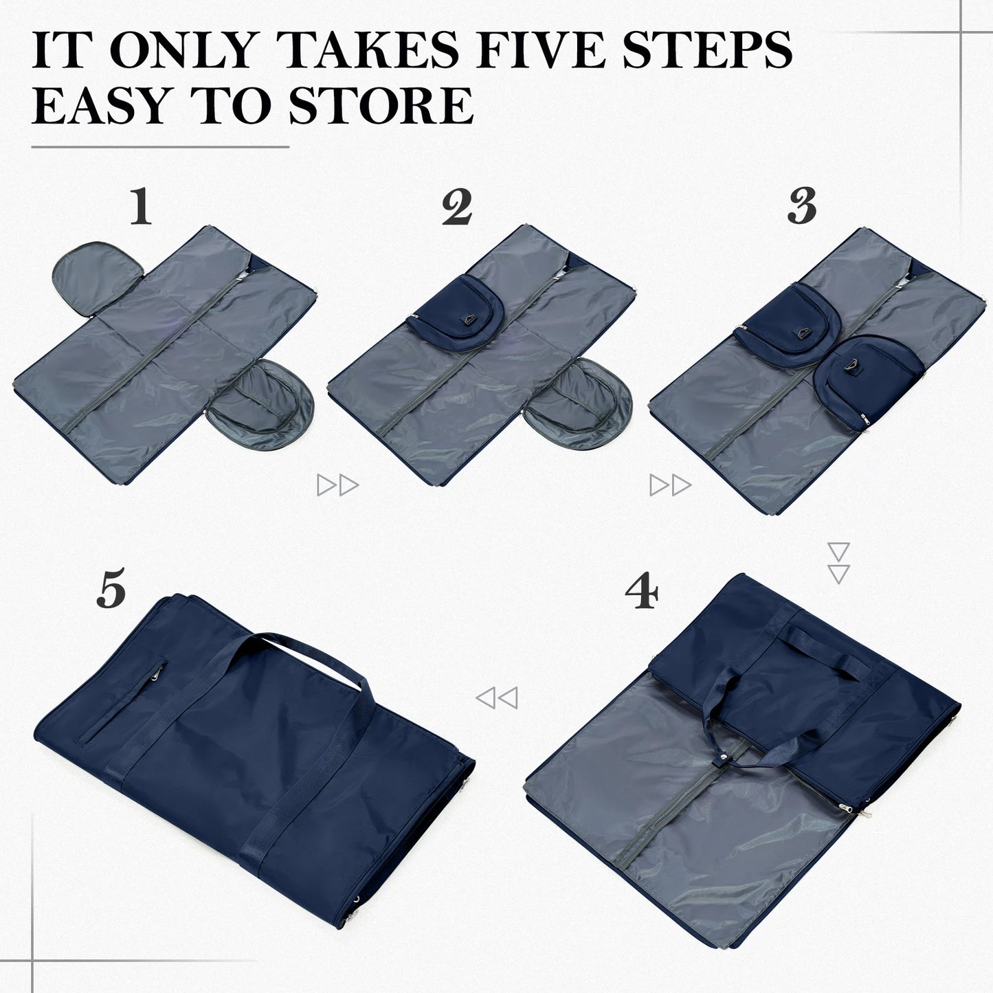 Suit Holders Travel Bag Case for Suit Holder-Convertible Bag Folding Suit Holders for Men Women Travel Business Clothing Bag ﻿