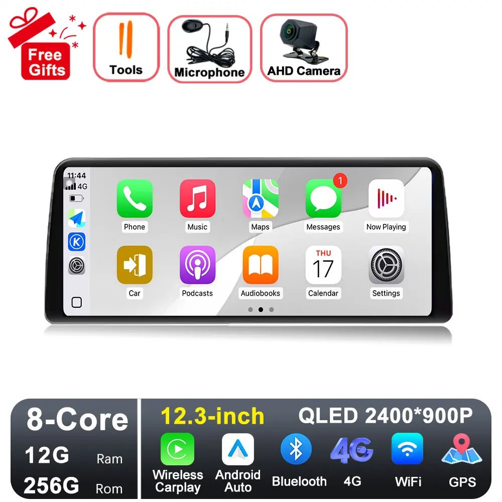 GPS Navigation Android 15 for Nissan Teana 2019-2021 DSP Stereo Bluetooth QLED Touch Screen WlFl 4G