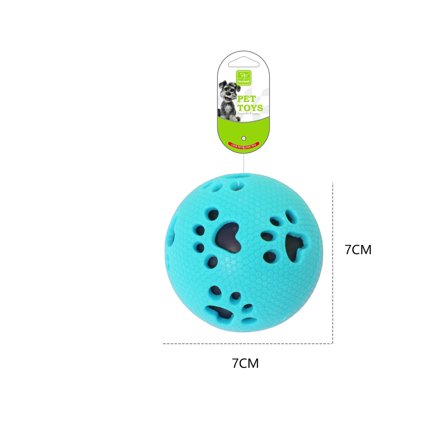 TPR Elastic Toy Ball for Pets Chewable Sound-making Nteractive and Dog Training Dog Interaction To Relieve Boredom Dog Supplies